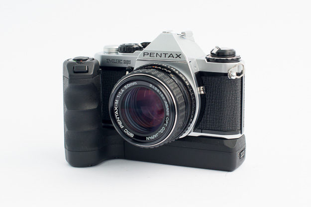 Pentax ME Super with winder